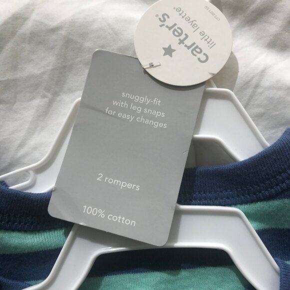 Carter's Two-Pack Rompers Size 12M New with Tags! - Picture 8 of 8